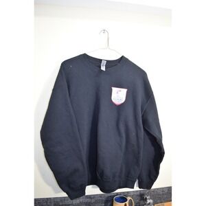 Vintage NORWICH UNIVERSITY Women Kicking Glass Sweatshirt MENS L Y2K